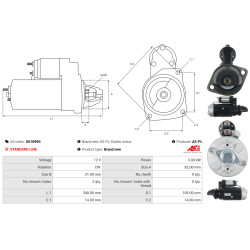 Käynnistysmoottori Agrifull 80.105_1