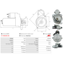 Käynnistysmoottori MERCEDES-BENZ O 309_1