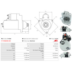 Käynnistysmoottori MERCEDES-BENZ ACTROS MP2 / MP3_1