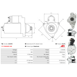 Käynnistysmoottori Chevrolet Various Models_1