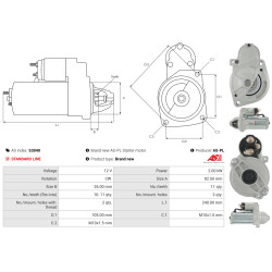 Käynnistysmoottori MERCEDES-BENZ VARIO Platform/Chassis (B670, B668, B667)_1