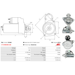 Käynnistysmoottori Cadillac BLS_1