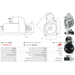 Käynnistysmoottori MERCEDES-BENZ SPRINTER 2-t Van (B901, B902)_1