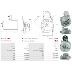 Käynnistysmoottori Agrifull 80F3.9_1