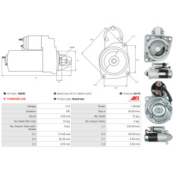 Käynnistysmoottori Cadillac BLS Wagon_1