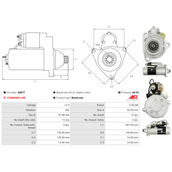 Käynnistysmoottori MERCEDES-BENZ AXOR 2_1