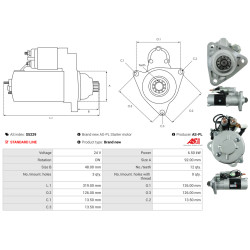 Käynnistysmoottori MERCEDES-BENZ ACTROS_1