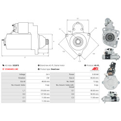 Käynnistysmoottori MERCEDES-BENZ UNIMOG_1