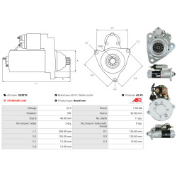 Käynnistysmoottori MERCEDES-BENZ ANTOS_1