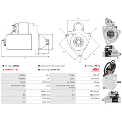 Käynnistysmoottori MERCEDES-BENZ LK/LN2_1