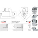 Käynnistysmoottori Ausa D250 AHG_1