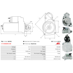 Käynnistysmoottori MERCEDES-BENZ VITO Mixto (Double Cabin) (W447)_1