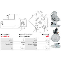 Käynnistysmoottori MERCEDES-BENZ B-CLASS Sports Tourer (W247)_1