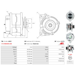 Laturi Nissan PRIMERA (P11)_1
