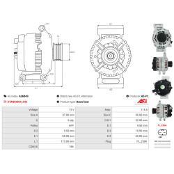 Laturi Toyota COROLLA CROSS (ZVG1_, ZSG1_, MXGH1_, MXGA1_)_1